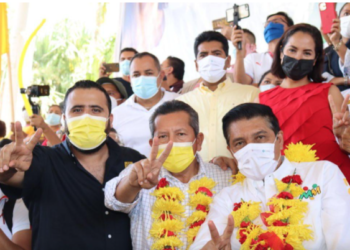 Mario Moreno Arcos presente en campaña de candidatos