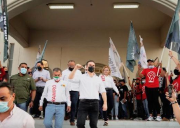 Adrián de la Garza ofrece crear una red estatal de seguridad para la mujer