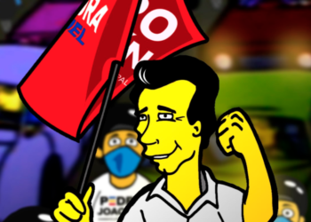 Pedro Joaquín se “simpsoniza” en campaña rumbo a la alcaldía de Cozumel