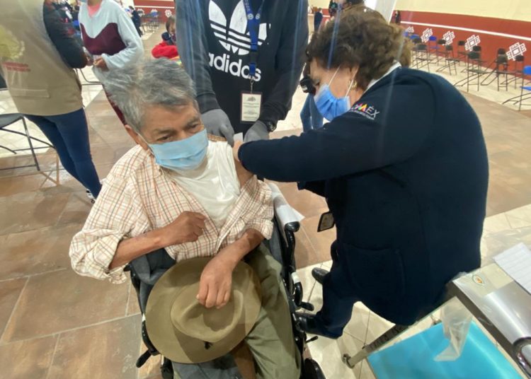 Concluye con éxito jornada de vacunación contra Covid-19 en La Paz, Edomex