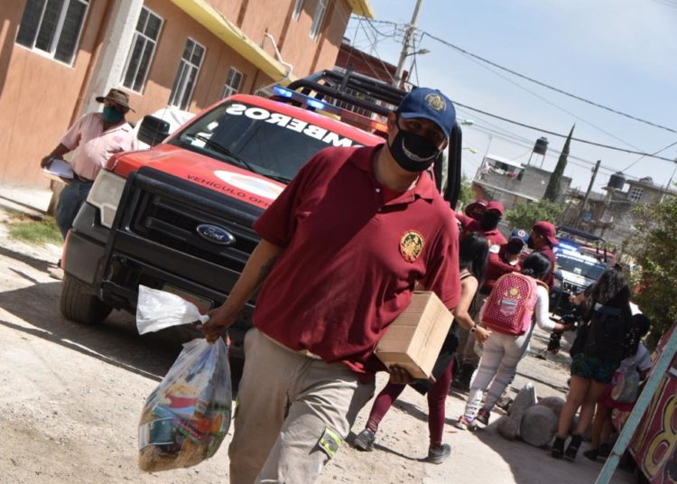 Ecatepec entrega apoyos en colonias más afectadas por el Covid-19