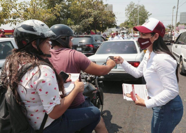 Campaña de alegría, esperanza y propuestas: Indira Vizcaíno