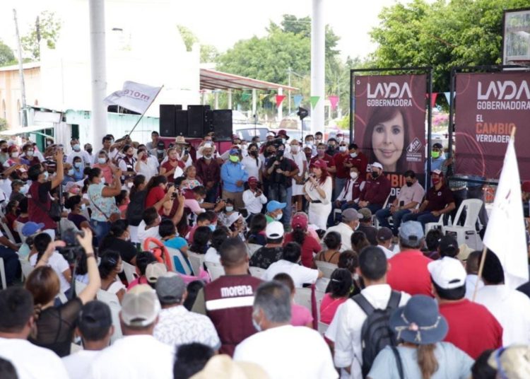 Convoca Layda Sansores a crear el “Nuevo Estado” donde el pueblo manda