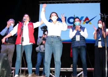 El cambio llegó ya a Naucalpan: Angélica Moya