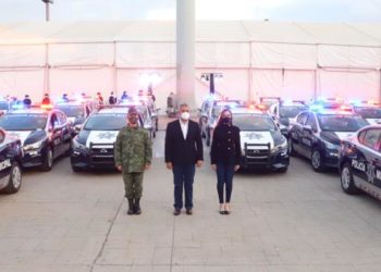 En Ecatepec, con la entrega de nuevas patrullas se fortalecerá la vigilancia