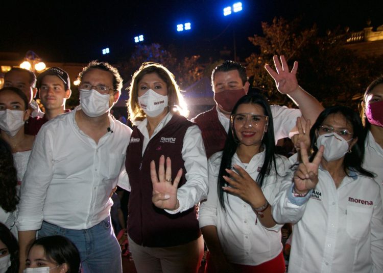 Mónica Rangel se manifiesta en contra de los atropellos a la voluntad popular