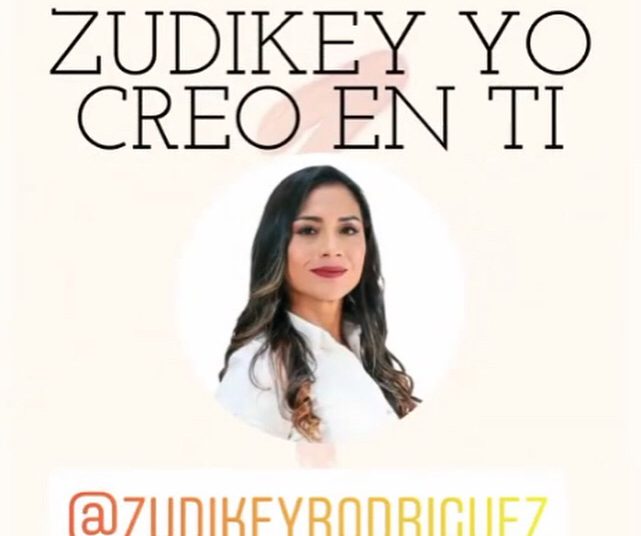 La candidata Zudikey Rodríguez advierte que el miedo no la echará para atrás