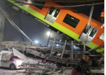 Se desploma tramo de la Línea 12 del Metro de la Ciudad de México