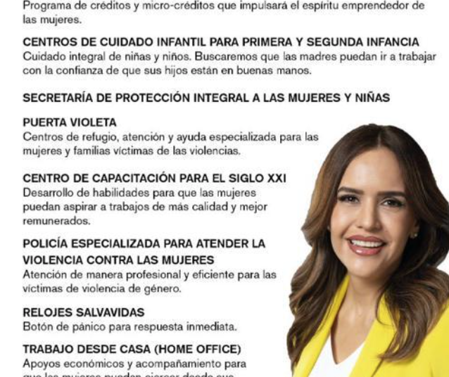 Y Clara Luz Flores también ofrece tarjetas