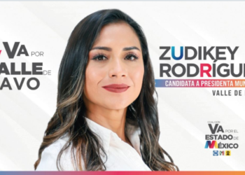 Zudikey Rodríguez, candidata en Valle de Bravo, presenta denuncia ante la Fiscalía