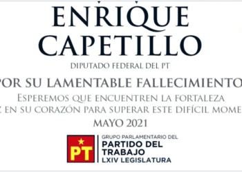 Muere Enrique Capetillo, diputado del PT