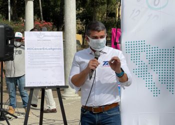Mauricio Tabe se compromete a combatir el cáncer en la MH