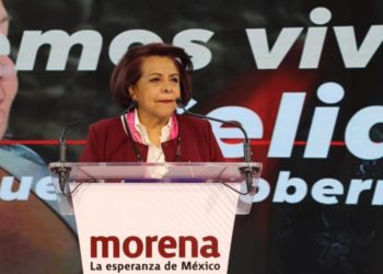 En mi campaña hablo poco y escucho mucho: Celia Maya