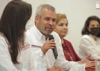 Alfredo Ramírez Bedolla pide voto masivo por Morena en Michoacán