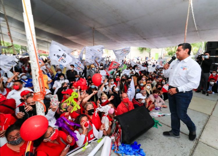 Más de tres mil personas muestran unidad y compromiso con Tony Rodríguez y la coalición Va por el Estado de México
