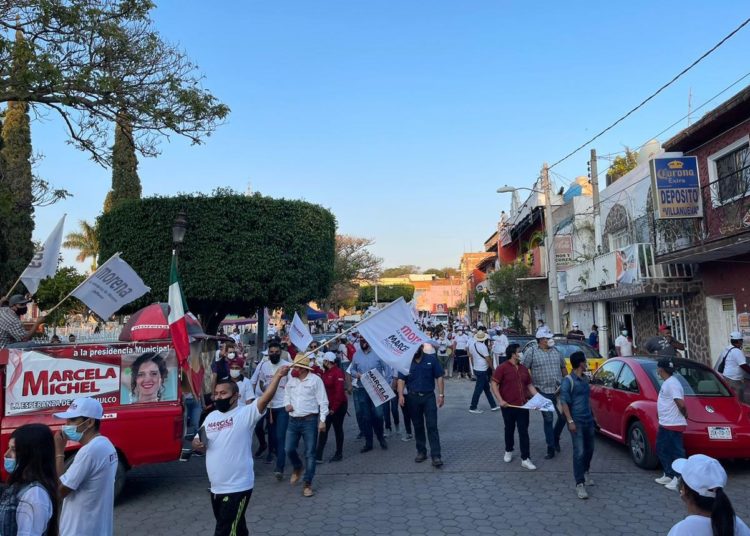 Congrega Marcela Michel a más de 500 simpatizantes de Morena en Tlajomulco