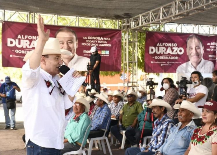 Alfonso Durazo prometió financiar al Sonora profundo y olvidado