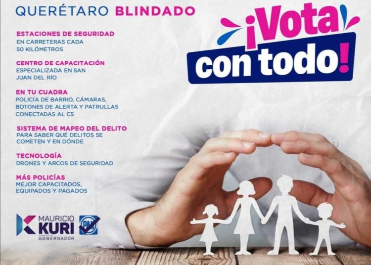 Blindaremos Querétaro para que la delincuencia de vuelta en “U”: Mauricio Kuri