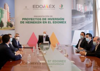 Encabeza Alfredo del Mazo presentación de proyecto de inversión de Heineken en Edoméx