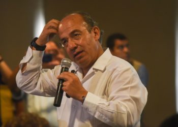 El ex presidente Calderón reporta buen ánimo ante resultados del domingo