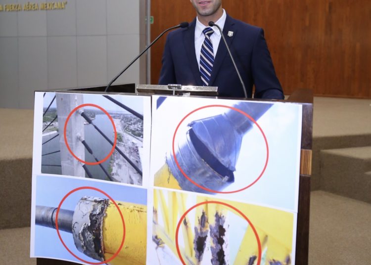 Diputado del PAN exige mantenimiento para puente de Tampico