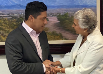Olga Sánchez recibe a Ricardo Gallardo, acuerdan trabajar por SLP