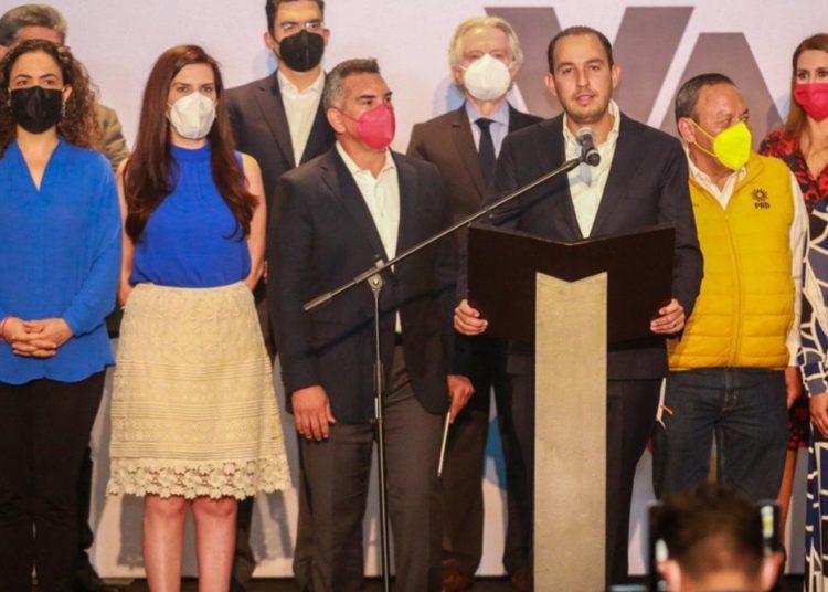 Líderes del PAN, PRI y PRD reivindican bloque legislativo opositor para frenar caprichos presidenciales