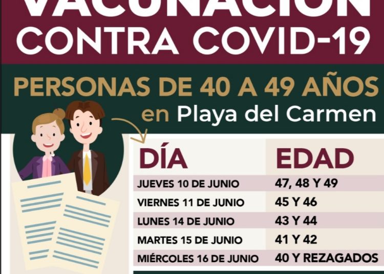 Solidaridad alista vacunación contra Covid para adultos de 40 a 49 años