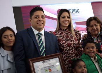 Ricardo Gallardo recibe su constancia de mayoría como gobernador electo de SLP