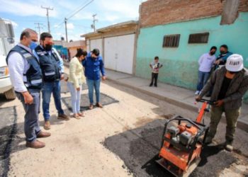 Salum supervisa atención de baches en la ciudad