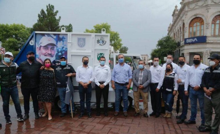 Pone municipio de Durango en operación 2 mini camiones eléctricos más para recolección de basura