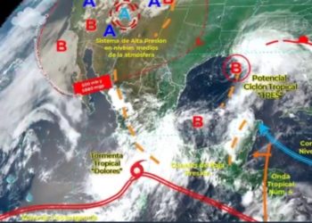 Se intensifica tormenta tropical Dolores