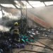 Bomberos controlan incendio en fábrica de colchones de Tultitlán