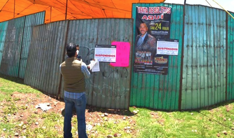 Evita Edomex eventos masivos en Toluca y Atlacomulco