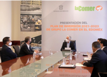 Presentan plan de inversión 2021-2023 del grupo La Comer para el Edoméx