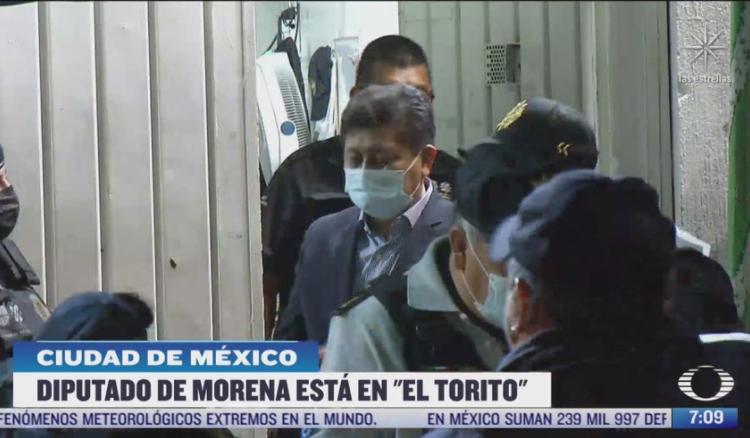 Diputado federal de Morena cae en El Torito
