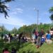 Niños ayudan a reforestar ribera del Río Cuautla