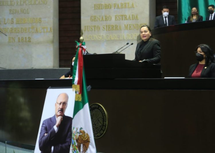 Las causas de los más débiles son las más importantes, legado del diputado René Juárez: diputada Dulce María Sauri Riancho