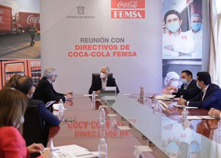 Destaca Edoméx responsabilidad social corporativa y proyectos de expansión de Coca-Cola Femsa