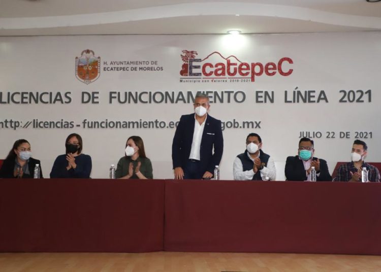 Ecatepec otorga licencias de funcionamiento en línea para reactivar la economía