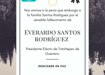 Fallece Everardo Santos, alcalde electo de Totoltepec de Guerrero