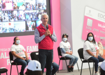 Brinda Salario rosa respaldo y tranquilidad a las amas de casa y sus familias: Del Mazo