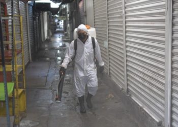 Ayuntamiento de Oaxaca realiza acciones de desinfección en Mercado de Abasto