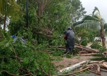 Reporta Gobierno de Solidaridad afectaciones menores tras huracán Grace