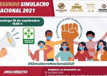 Oaxaca se alista para simulacro del 19 de septiembre