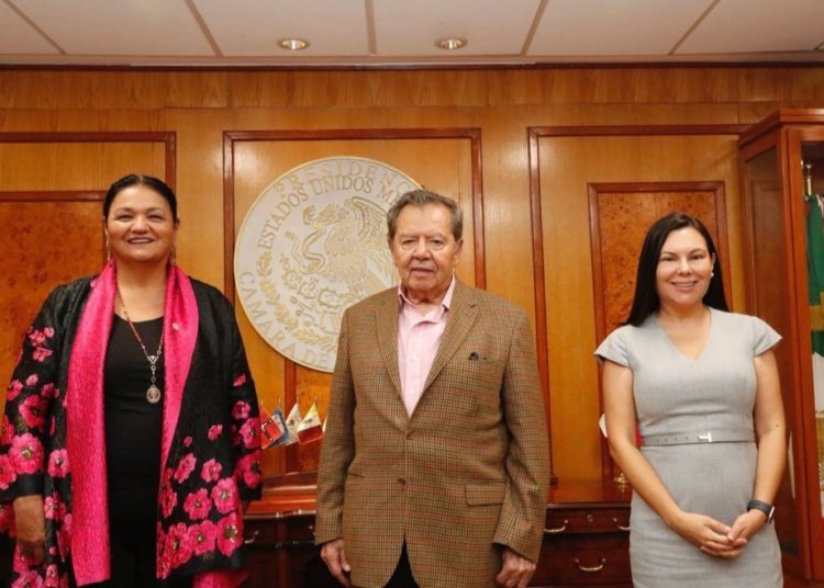 Olga Sánchez no fue echada, ella tomó la decisión: Muñoz Ledo