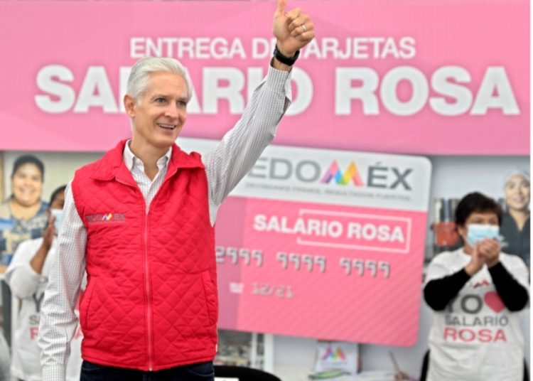 En tiempos difíciles, Salario rosa es un gran apoyo para las familias del Edoméx: Del Mazo
