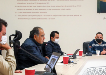 Evalúa Astudillo y autoridades daños y apoyo ante sismo de 7.1 y réplicas en Guerrero