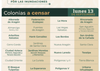 Apoyará Bienestar a afectados por inundaciones en Ecatepec