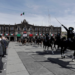 Encabeza Del Mazo Maza Guardia Solemne y desfile por el Aniversario de la Independencia